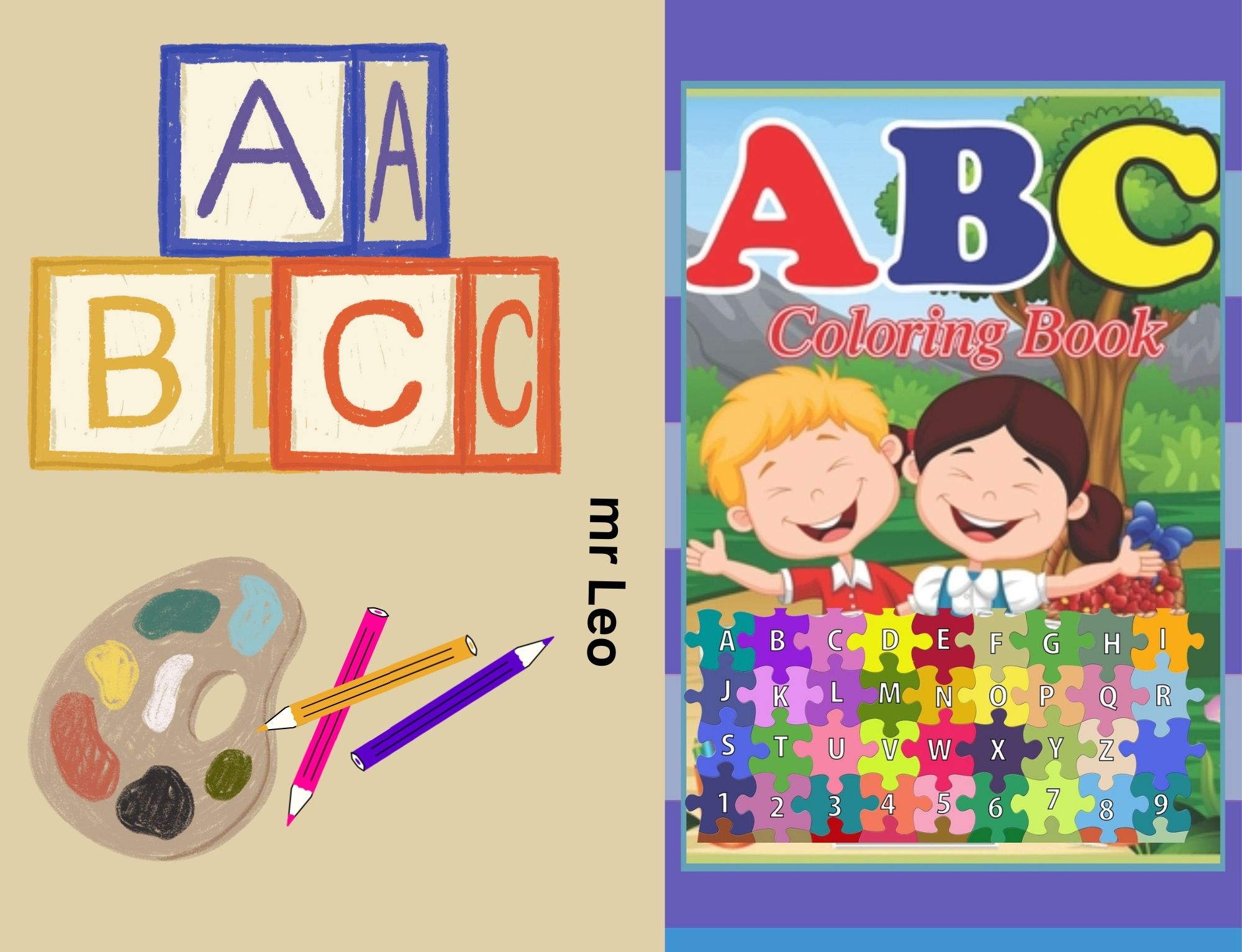 abc coloring book for kids - learn alphabets with fun of colors